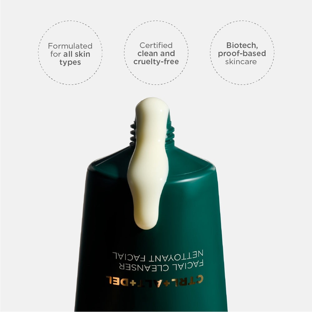 Veriphy Ctrl+Alt+Del Facial Cleanser Hemp Vegan Full Size 5 Fl. Oz. New In Box - Picture 4 of 5